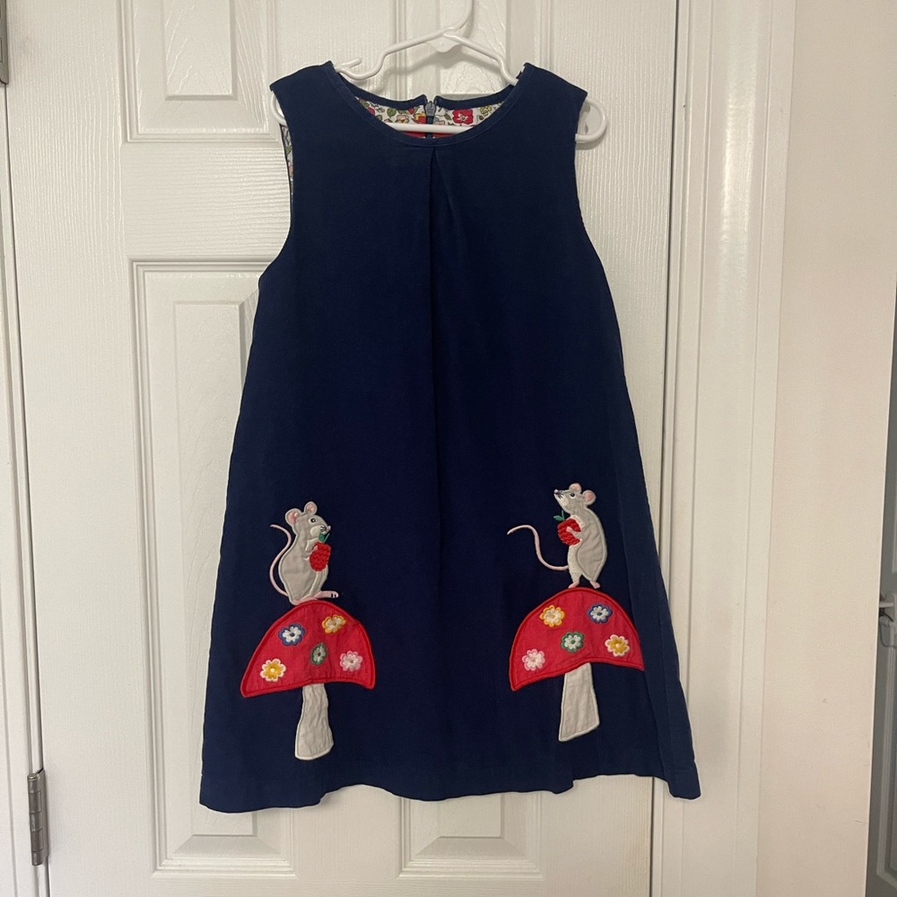 NWOT Mini Boden corduroy dress